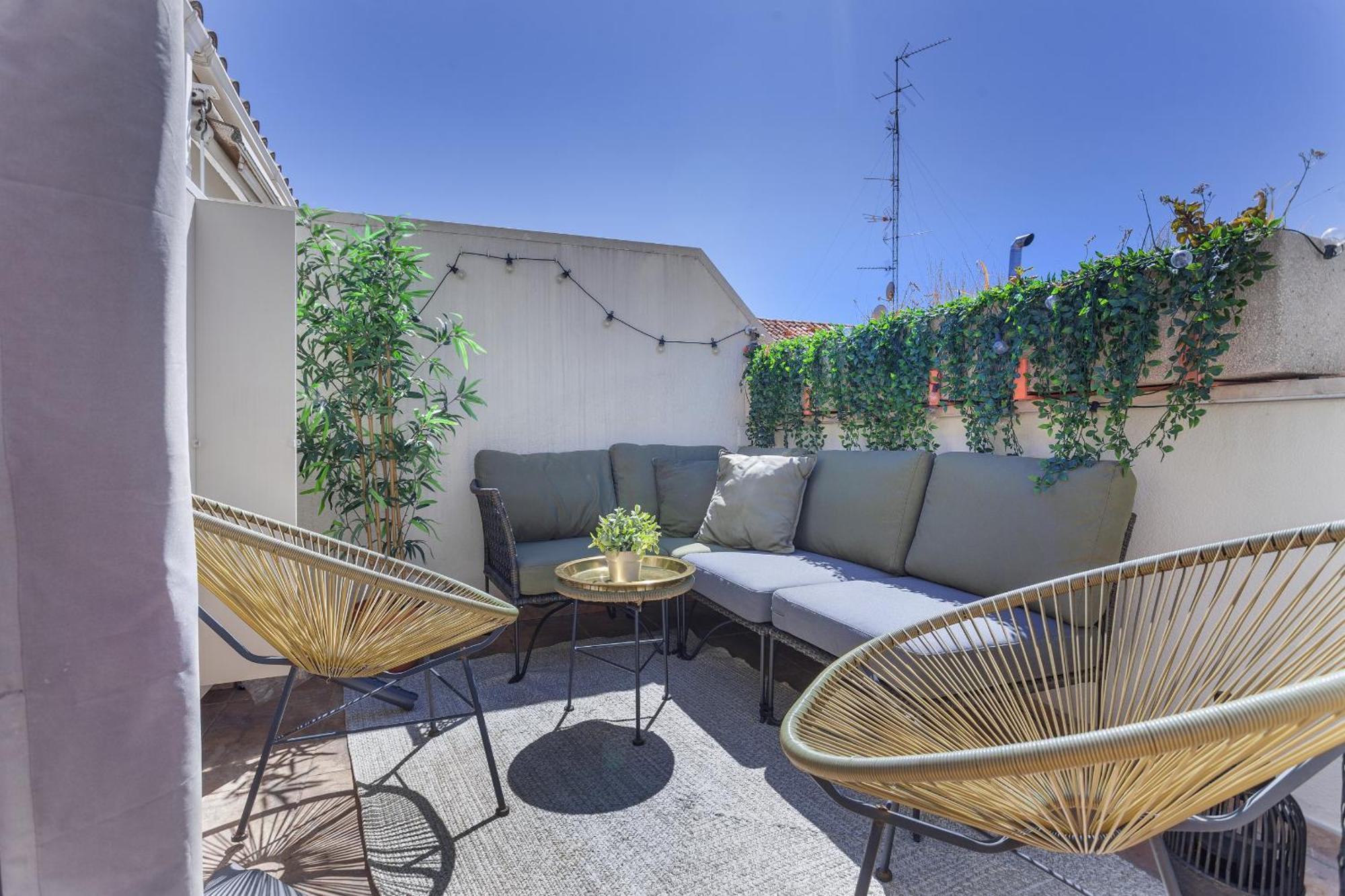 Apartamento Malasana Terrace En Madrid Esterno foto